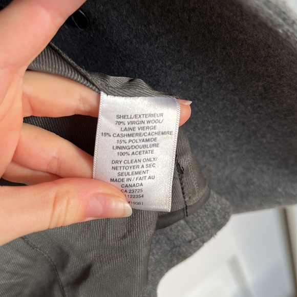 Talula Babaton - XS - Gray Wool Cashmere Double Breasted Howell Coat - Picture 9 of 11